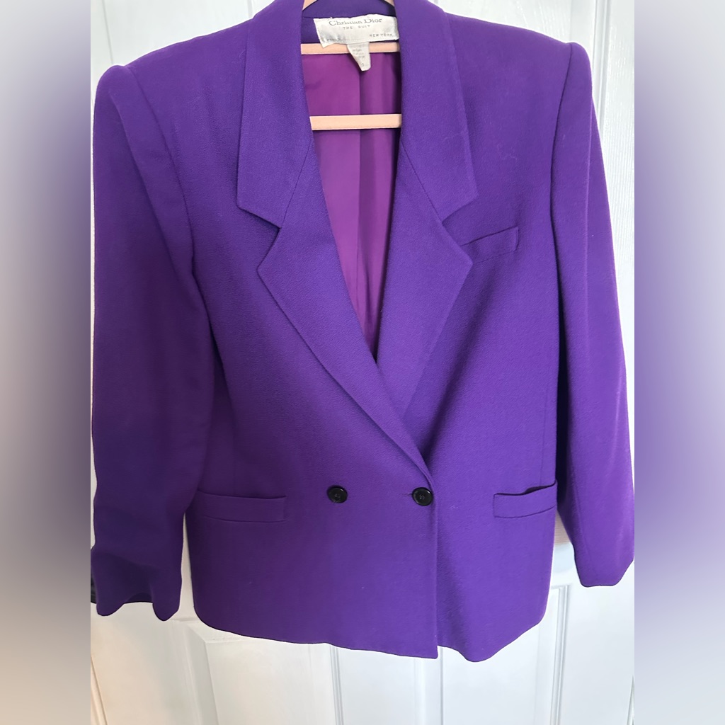 Dior Vibrant Purple Blazer